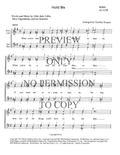 Hold Me — sheet music preview, arranged by Dotty Hougen