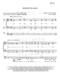 Testify To Love — sheet music preview, arranged by Avis Fellows