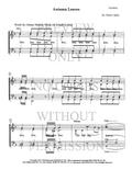 Autumn Leaves — sheet music preview, arranged by Diane Landry