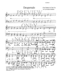 Desperado — sheet music preview, arranged by Richard Hubbard