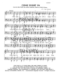 Come Right In, Sit Right Down, And Make Yourself At Home — sheet music preview, arranged by Kay Bromert