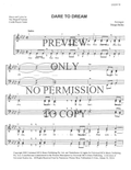 Dare To Dream — sheet music preview, arranged by Marge Bailey