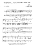 There Will Never Be Another You — sheet music preview, arranged by Joanne Dockrell
