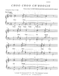 Choo Choo Ch'Boogie — sheet music preview, arranged by Cheryl Suhr