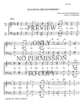 Old Songs Are Old Friends — sheet music preview, arranged by Einar Pedersen