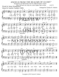 Angels From The Realms Of Glory — sheet music preview, arranged by Carolyn Johnson