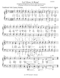 Lo! How A Rose — sheet music preview, arranged by Carolyn Johnson