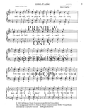 Girl Talk — sheet music preview, arranged by Patsee Parker