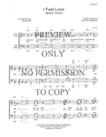 I Feel Love (Benji's Theme) — sheet music preview, arranged by Jackie Kraft