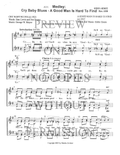 271 Medley - Cry Baby Blues — sheet music preview, arranged by Marsha Zwicker