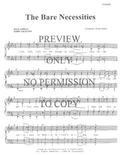 The Bare Necessities — sheet music preview, arranged by Carolyn Healey