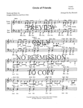 Circle Of Friends — sheet music preview, arranged by Kay Bromert
