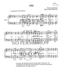 Alfie — sheet music preview, arranged by Barbara Huffman