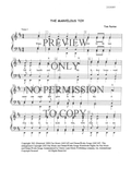 The Marvelous Toy — sheet music preview, arranged by Connie Nickel