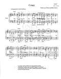 Crazy — sheet music preview, arranged by Barbara Huffman