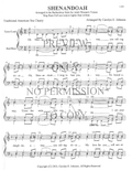 Shenandoah — sheet music preview, arranged by Carolyn Johnson