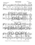 Feliz Navidad — sheet music preview, arranged by Julie Starr