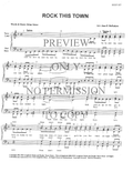 Rock This Town — sheet music preview, arranged by Jean McFadyen