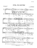 Jump Jive And Then You Wail — sheet music preview, arranged by Lynnell Diamond