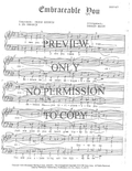 Embraceable You — sheet music preview, arranged by Carolyn Healey