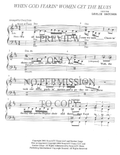 When God Fearin' Women Get The Blues — sheet music preview, arranged by Cheryl Suhr