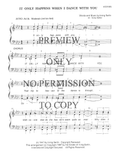 It Only Happens When I Dance With You — sheet music preview, arranged by Sonny Steffan