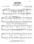 Soon — sheet music preview, arranged by Suzy Lobaugh