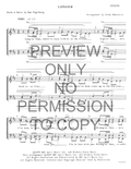 Longer — sheet music preview, arranged by Linda Edmondson