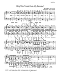 Help, I'm Turning Into My Parents — sheet music preview, arranged by Nancy Shumard