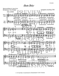 Santa Baby — sheet music preview, arranged by June Berg