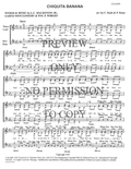 Chiquita Banana — sheet music preview, arranged by Connie Kash