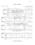 River In Judea — sheet music preview, arranged by Marsha Zwicker