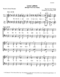 Love Letters — sheet music preview, arranged by June Berg