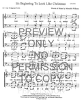 It's Beginning To Look Like Christmas — sheet music preview, arranged by Joan Smith