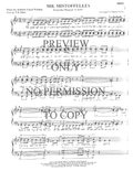 Mr. Mistoffelees — sheet music preview, arranged by Patsee Parker