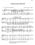 Pigtails & Freckles — sheet music preview, arranged by Sylvia Alsbury