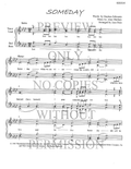 Someday — sheet music preview, arranged by June Dale