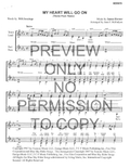 My Heart Will Go On — sheet music preview, arranged by Jean McFadyen