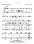 Time In A Bottle — sheet music preview, arranged by Kay Bromert