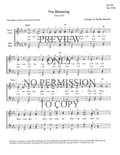 The Blessing (From Celtic Woman-A New Journey) — sheet music preview, arranged by Kathy Barnett