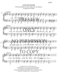 Love Me Tender — sheet music preview, arranged by Bev Sellers