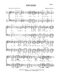 For Good — sheet music preview, arranged by Lynnell Diamond