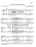 Far From The Home I Love — sheet music preview, arranged by Charlene Yazurlo
