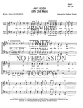 Aw Heck — sheet music preview, arranged by Charlene Yazurlo