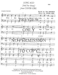 Long Ago (And Far Away) — sheet music preview, arranged by Cheryl Suhr