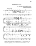 Home Town Band — sheet music preview, arranged by Sonny Steffan