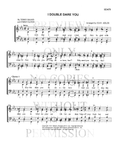 I Double Dare You — sheet music preview, arranged by Joan Adler