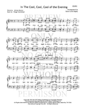 In The Cool, Cool, Cool Of The Evening — sheet music preview, arranged by Susan Kegley