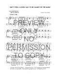 Isn't This A Lovely Day To Be Caught In The Rain — sheet music preview, arranged by Sonny Steffan