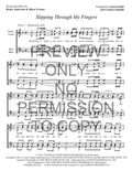 Slipping Through My Fingers — sheet music preview, arranged by Carolyn Schmidt